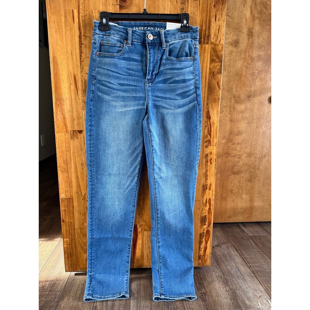 American Eagle High Rise Skinny Jean Sz. 6 Regular NWT Blue Daylight